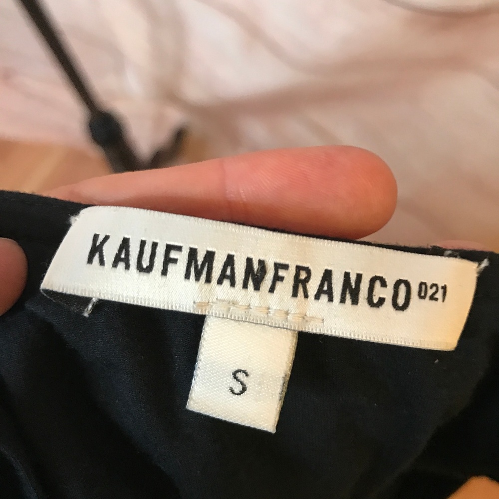 Kaufman Franco Size Small Asymmetrical Long Sleeve Top - Picture 6 of 8